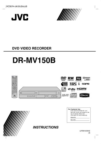 Jvc mv150b registratore dvd - jvc,