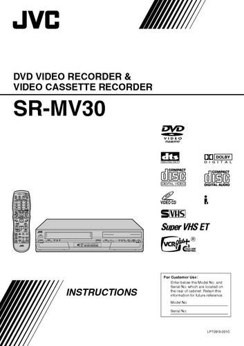 Jvc mv30us dvd e - dvd,