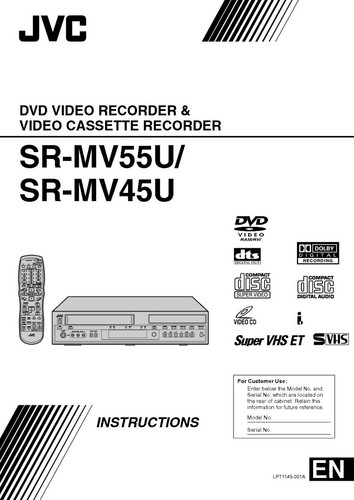 Jvc mv45u mv55u manuale - jvc,